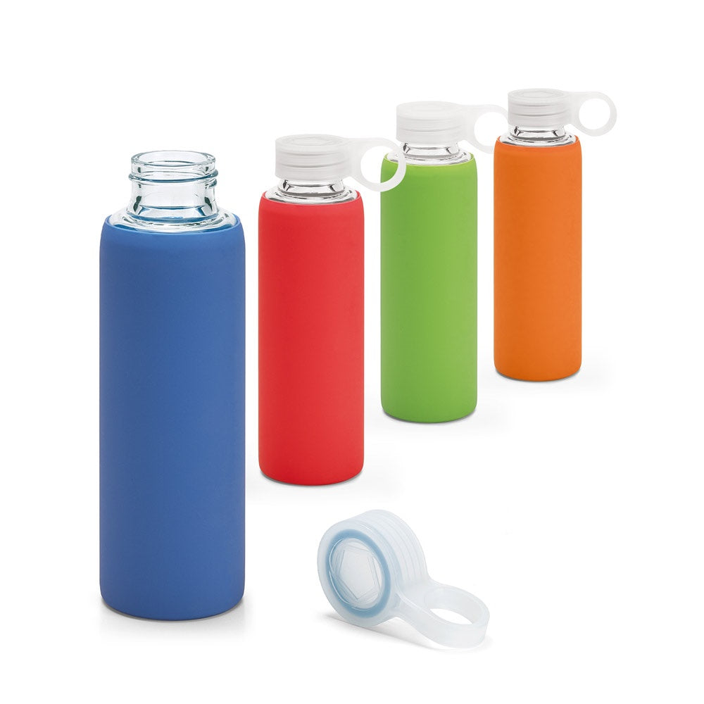 DHABI promotional bottle (complete set view) with custom logo branding