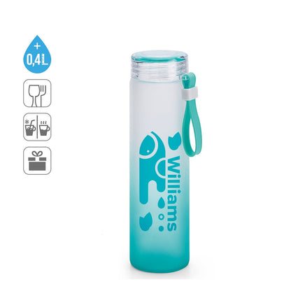 WILLIAMS promotional thermal bottle (complete set view) with custom logo branding