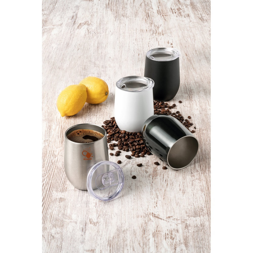 RONDE promotional travel cup with custom logo branding