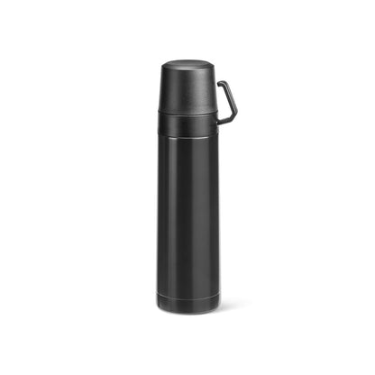 SAFE promotional thermal bottle in black with custom logo branding