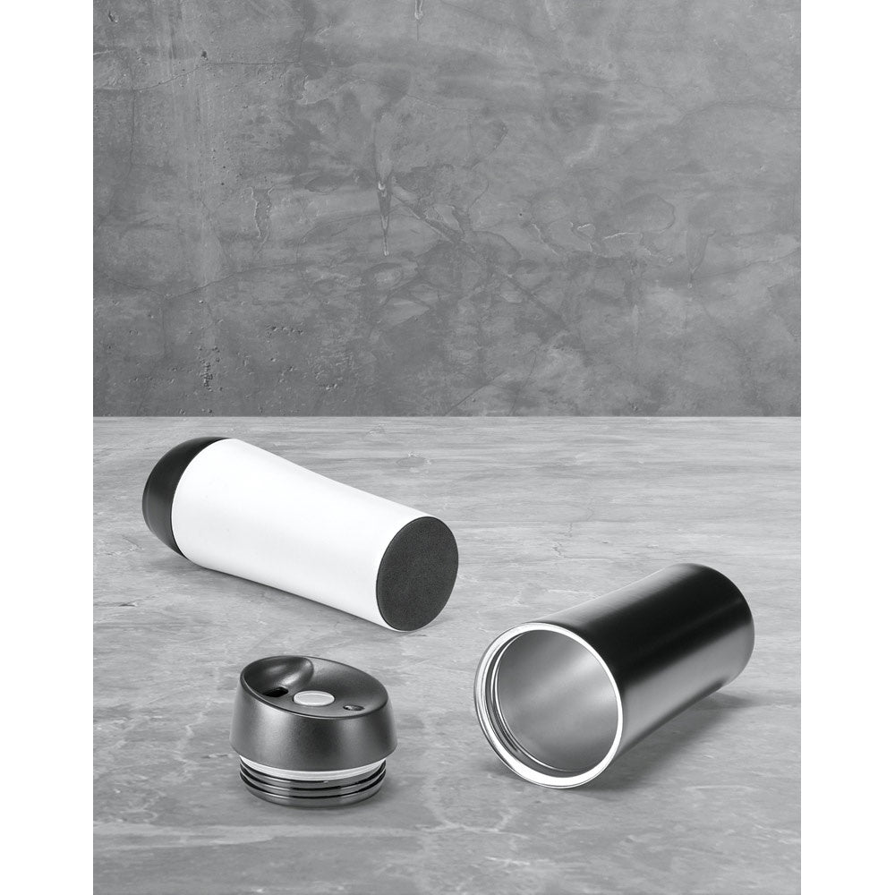 MONARDA promotional travel cup with custom logo branding