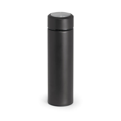 INGRAM promotional thermal bottle in black with custom logo branding
