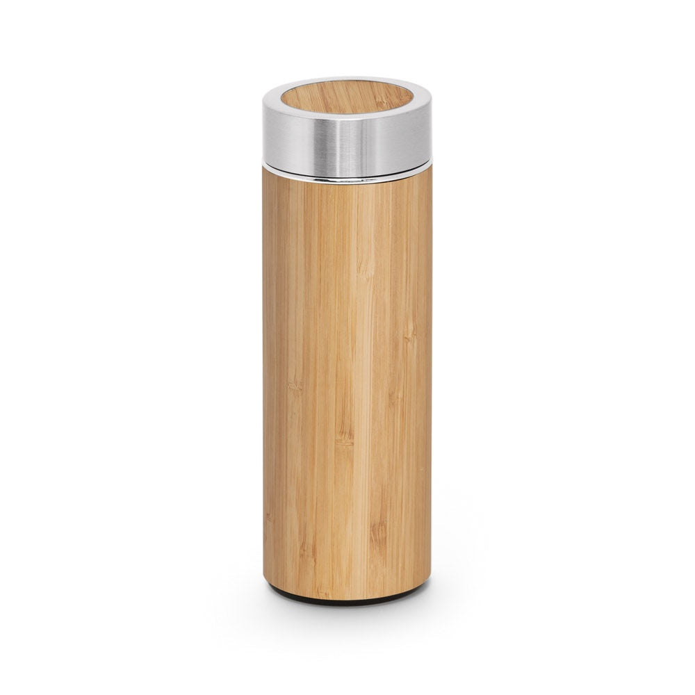 NATUREL promotional thermal bottle in natural with custom logo branding