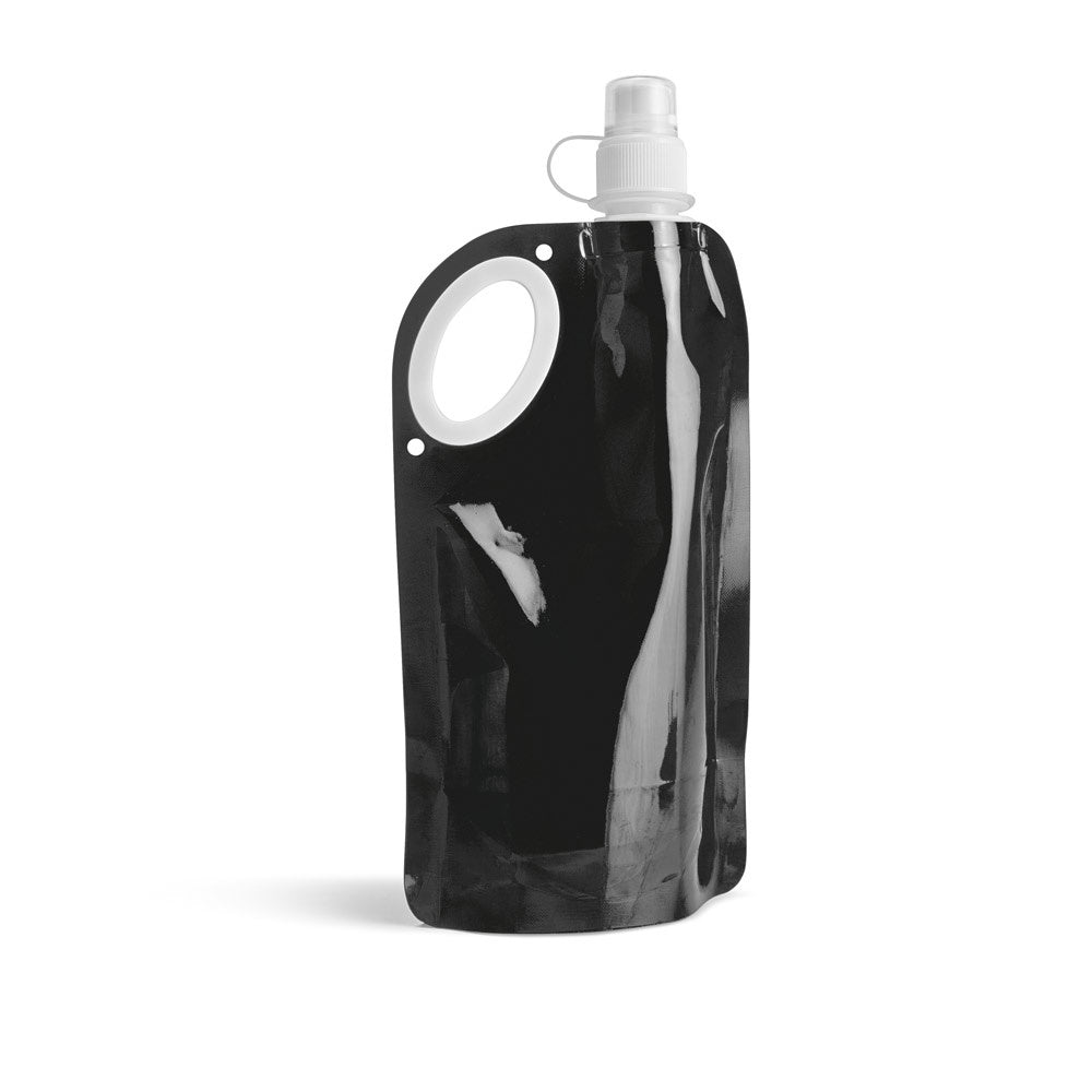 HIKE promotional bottle in black with custom logo branding