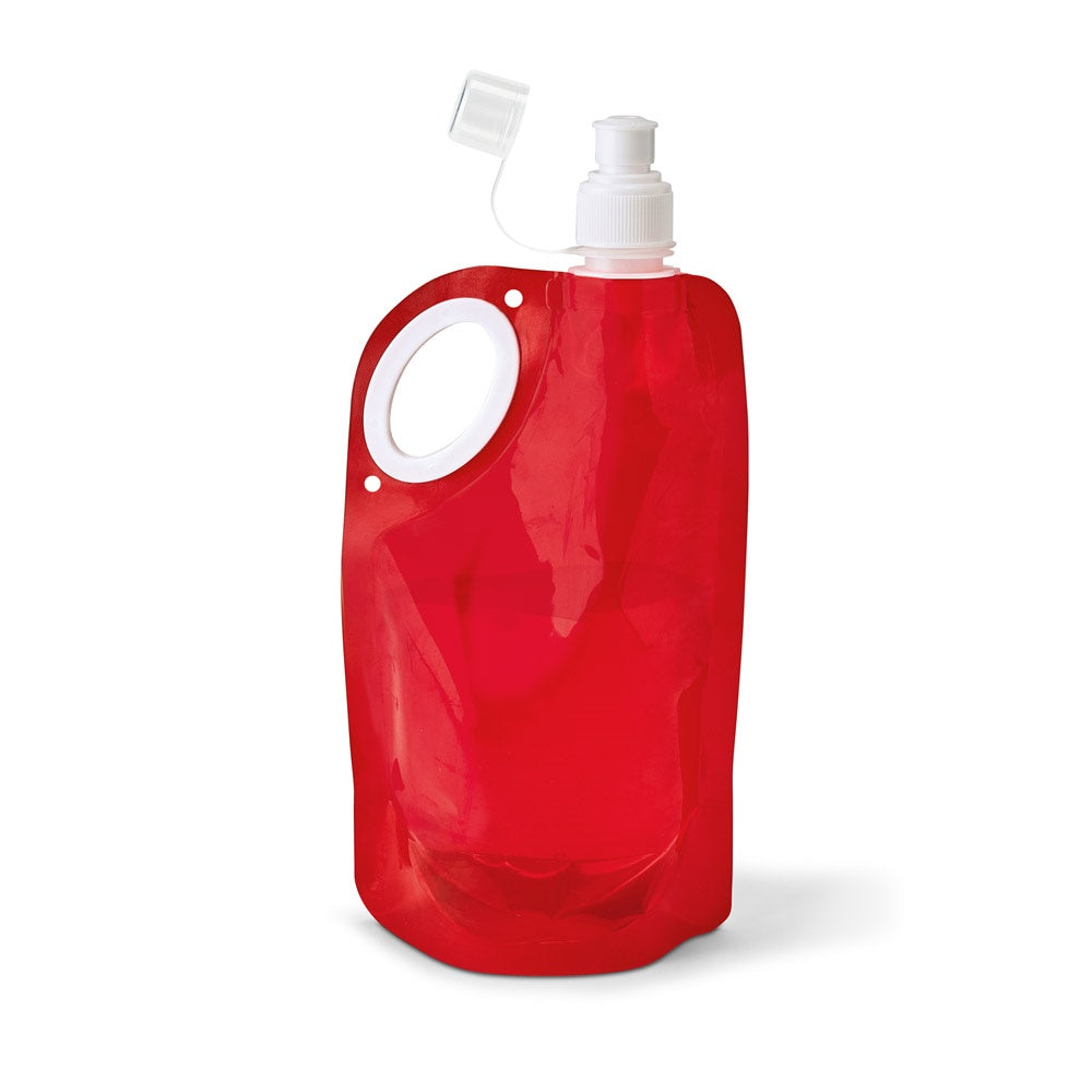 HIKE promotional bottle in red with custom logo branding