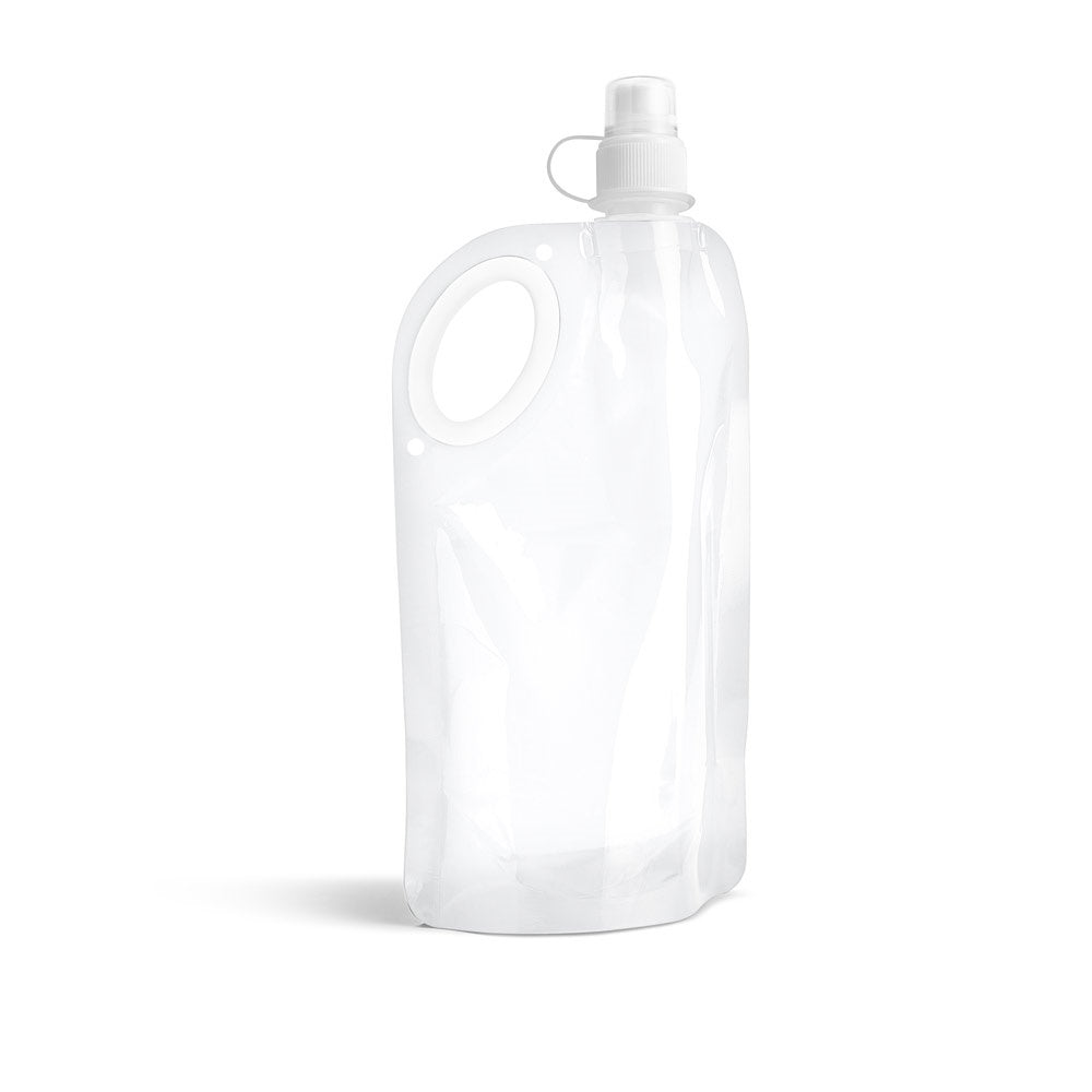 HIKE promotional bottle in white with custom logo branding