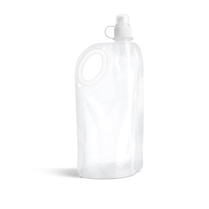 HIKE promotional bottle in white with custom logo branding