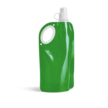 HIKE promotional bottle in green with custom logo branding