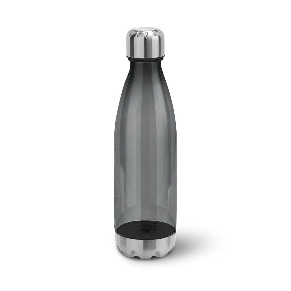 ANCER promotional bottle in black with custom logo branding