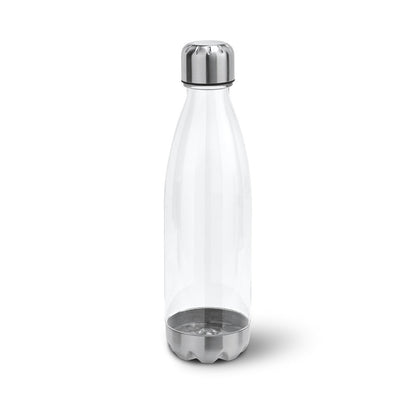 ANCER promotional bottle in transparent with custom logo branding