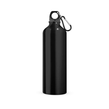 LANDSCAPE L promotional bottle in black with custom logo branding