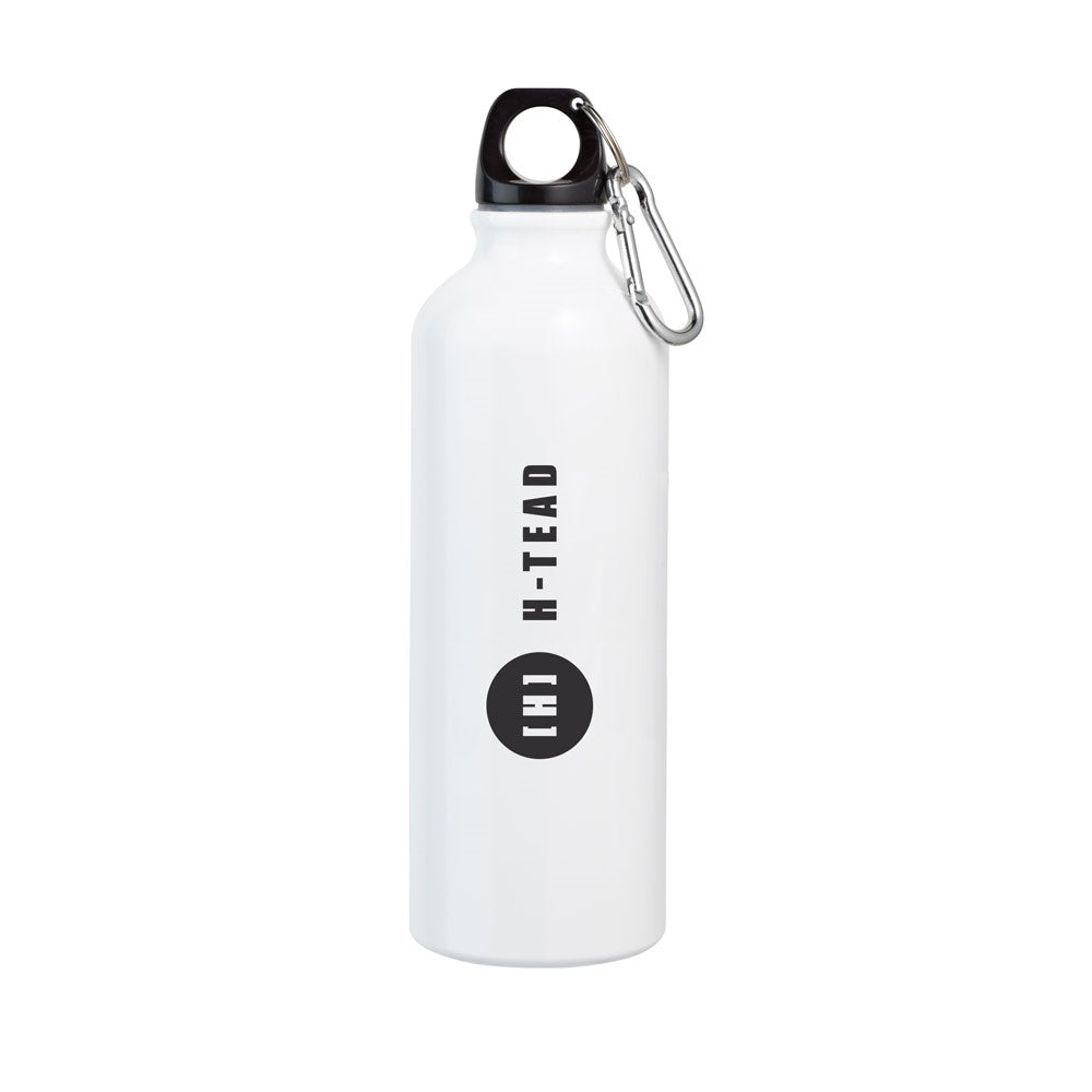 LANDSCAPE L promotional bottle in white with custom logo branding