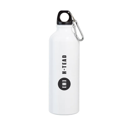 LANDSCAPE L promotional bottle in white with custom logo branding