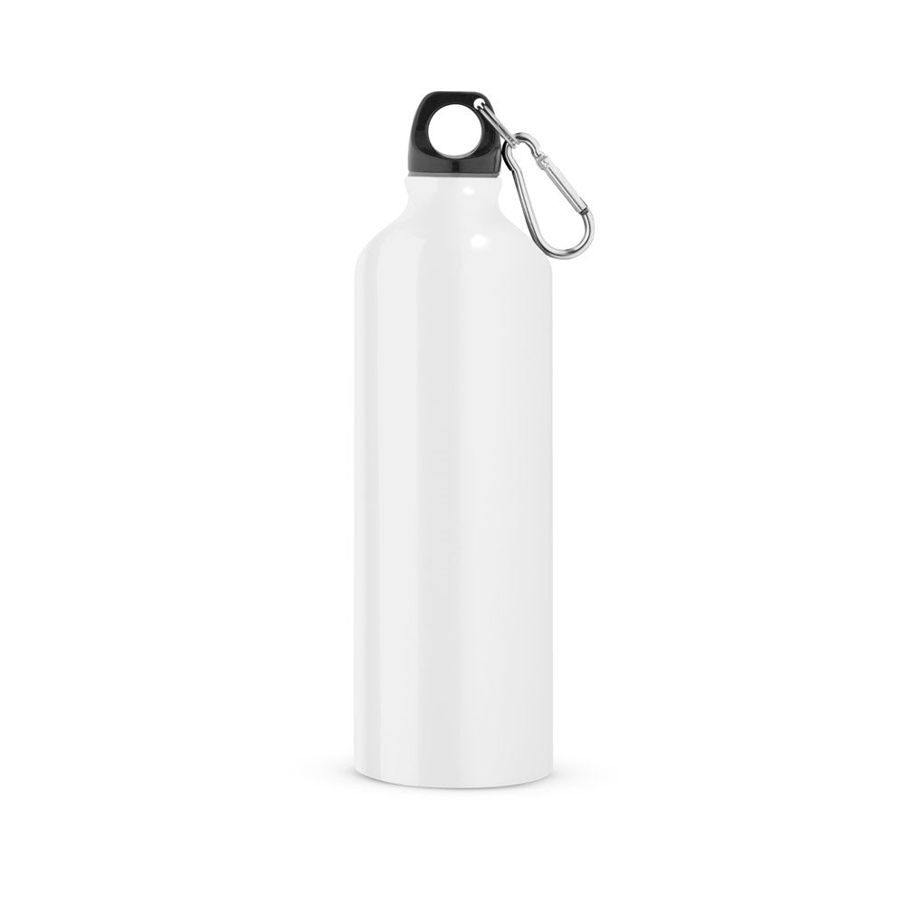 LANDSCAPE L promotional bottle in white with custom logo branding