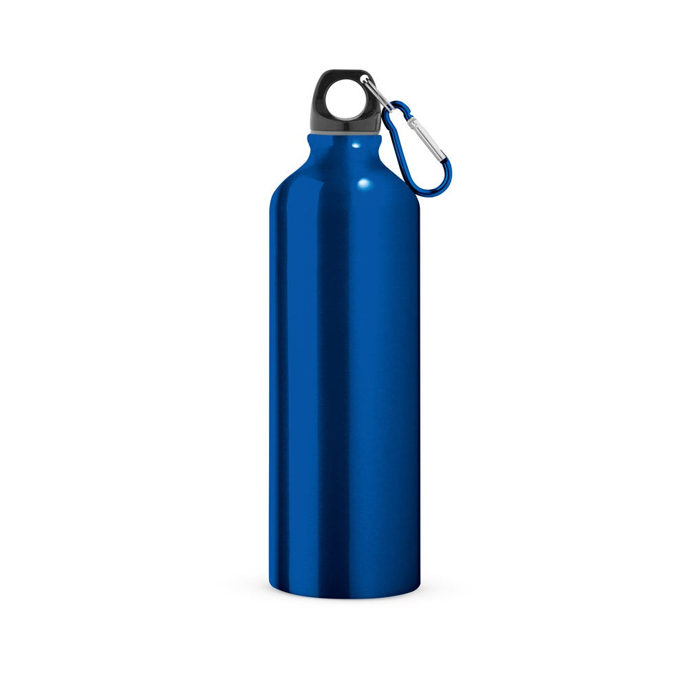 LANDSCAPE L promotional bottle in royal blue with custom logo branding