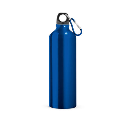 LANDSCAPE L promotional bottle in royal blue with custom logo branding
