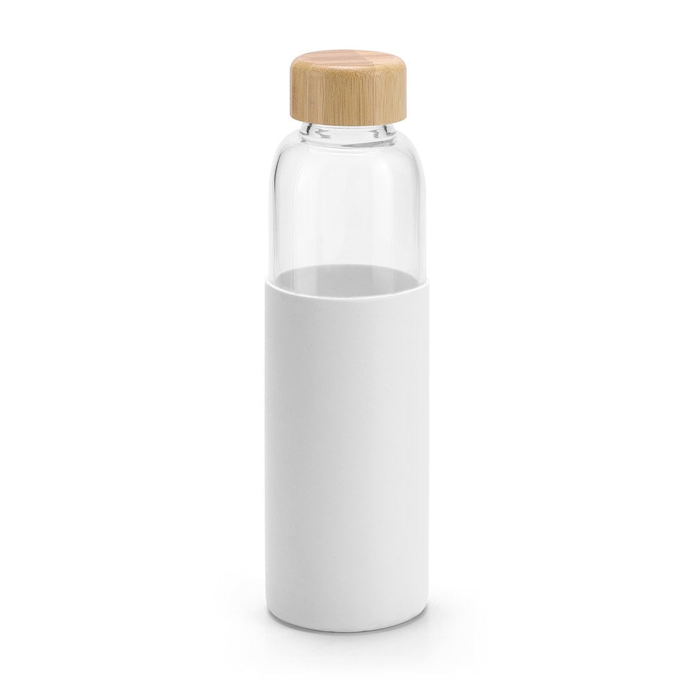 DAKAR promotional thermal bottle in white with custom logo branding