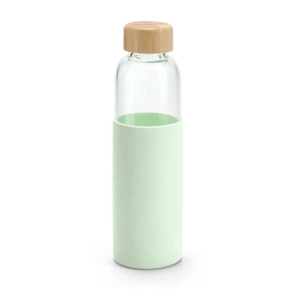 DAKAR promotional thermal bottle in light green with custom logo branding