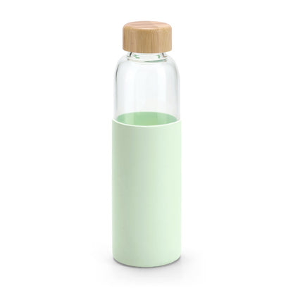DAKAR promotional thermal bottle in light green with custom logo branding