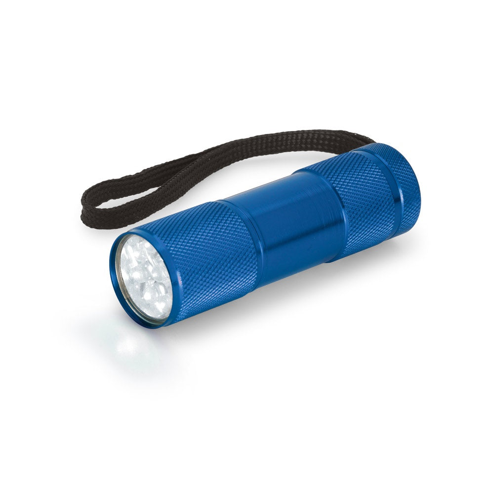 FLASHY promotional camping item in royal blue with custom logo branding