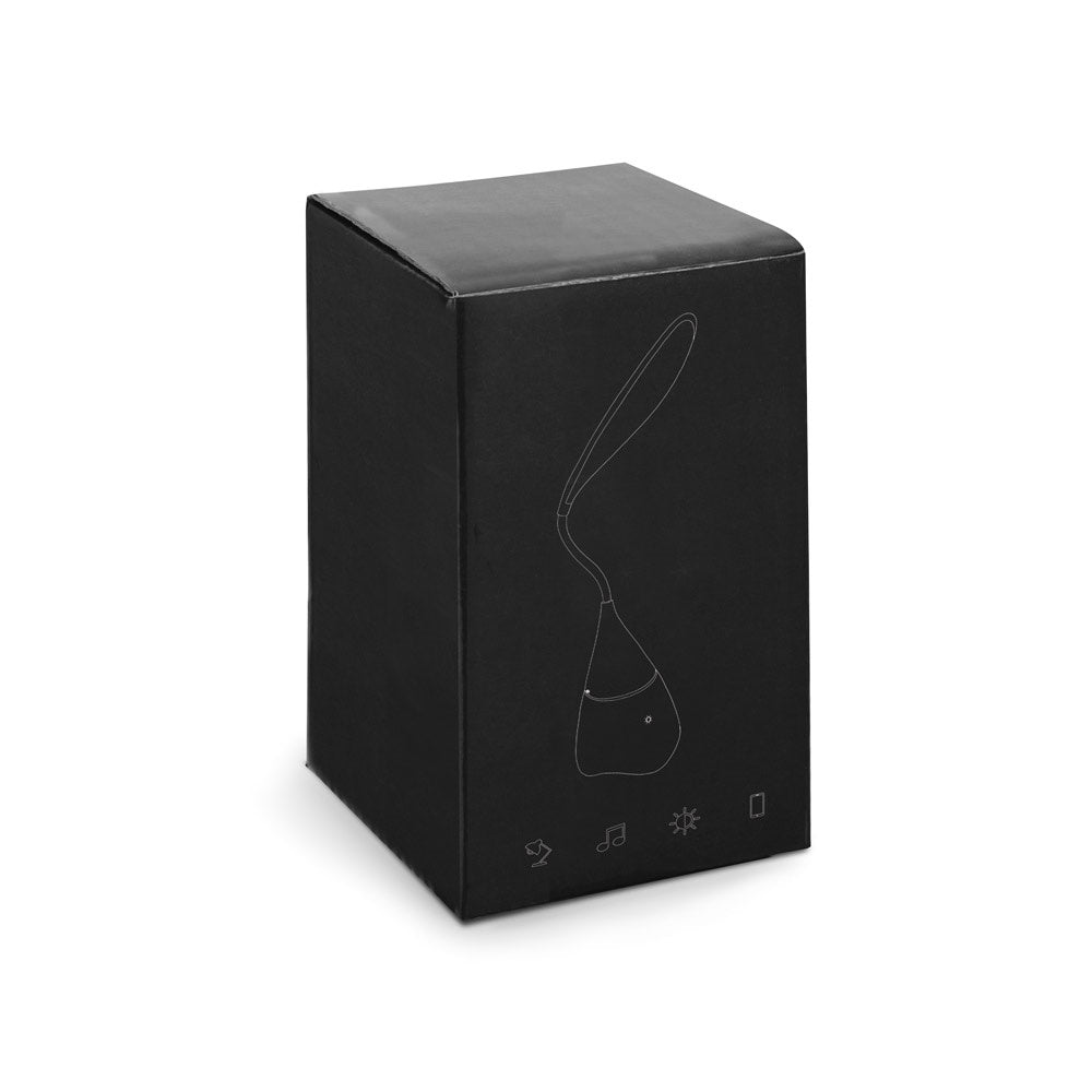 GRAHAME promotional desk accessory in white (gift box packaging) with custom logo branding