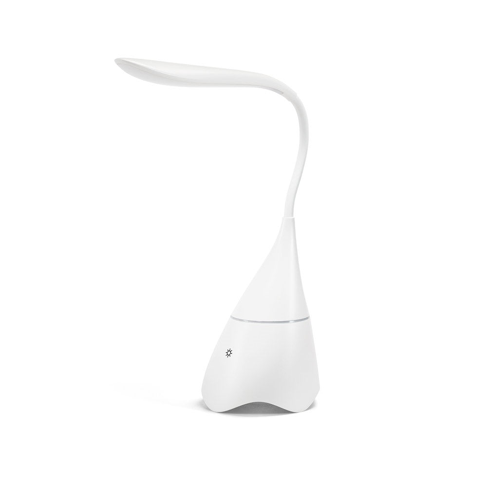 GRAHAME promotional desk accessory in white with custom logo branding