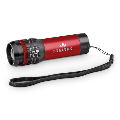 ZOOMIN promotional camping item in red with custom logo branding