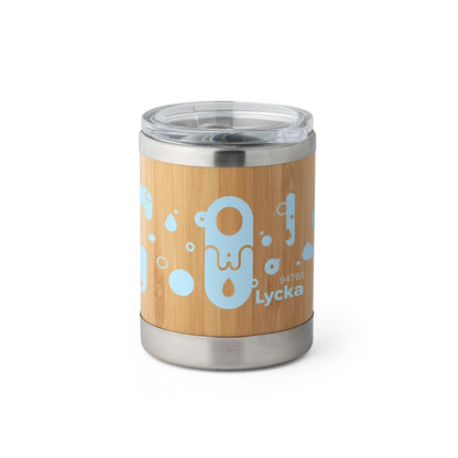 LYCKA promotional travel cup in natural with custom logo branding