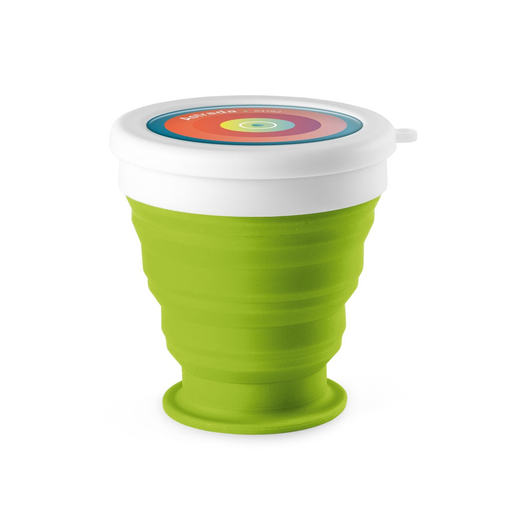 ASTRADA promotional bottle in light green with custom logo branding