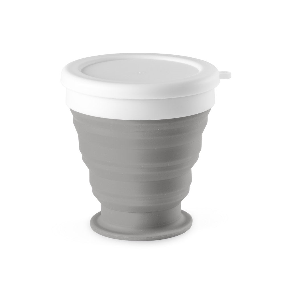 ASTRADA promotional bottle in light grey with custom logo branding