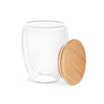 ECUADOR L promotional travel cup in natural (detail view) with custom logo branding