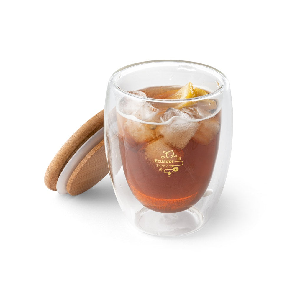 ECUADOR L promotional travel cup in natural with custom logo branding