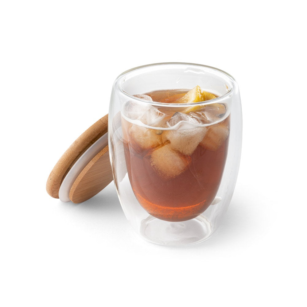 ECUADOR L promotional travel cup in natural (detail view) with custom logo branding