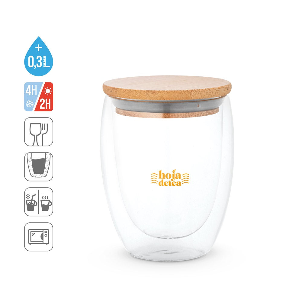 ECUADOR L promotional travel cup (complete set view) with custom logo branding