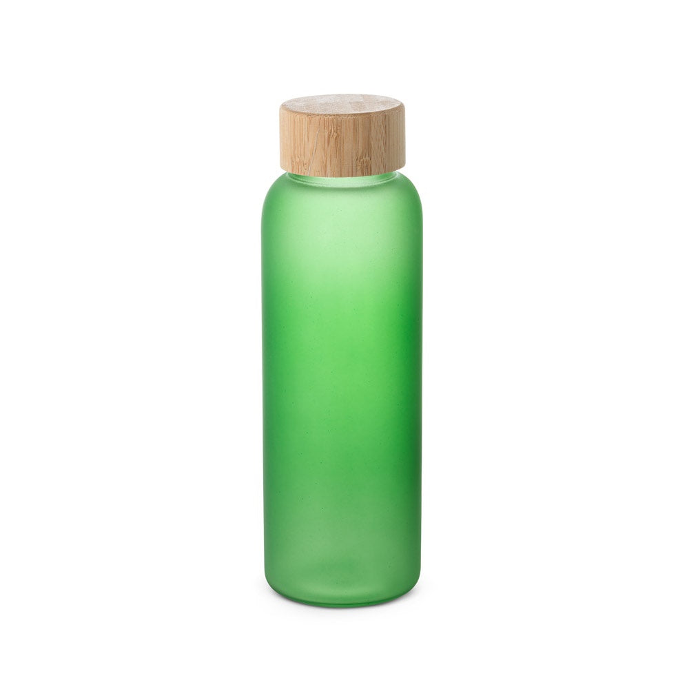 LILLARD promotional thermal bottle in light green with custom logo branding