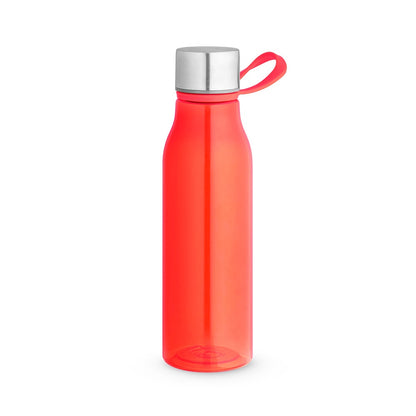 SENNA promotional bottle in red with custom logo branding