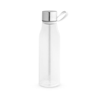 SENNA promotional bottle in transparent with custom logo branding