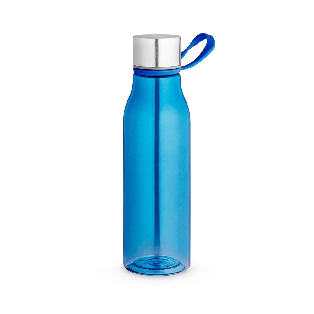 SENNA promotional bottle in royal blue with custom logo branding