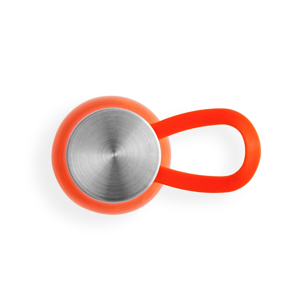 SENNA promotional bottle in orange (detail view) with custom logo branding