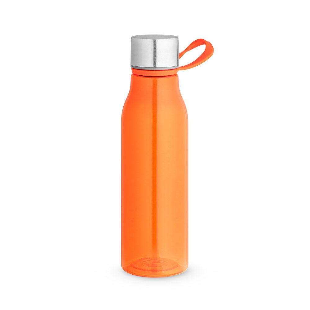 SENNA promotional bottle in orange with custom logo branding