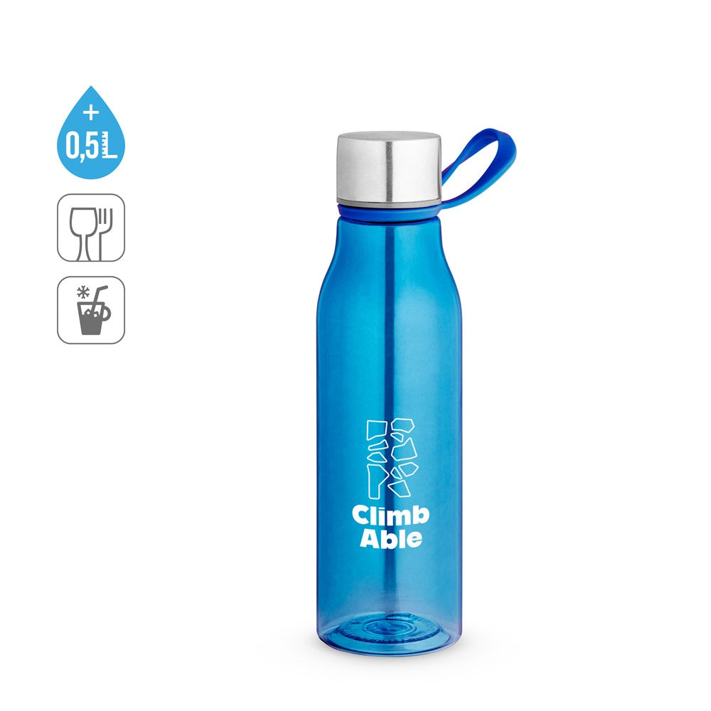 SENNA promotional bottle (complete set view) with custom logo branding