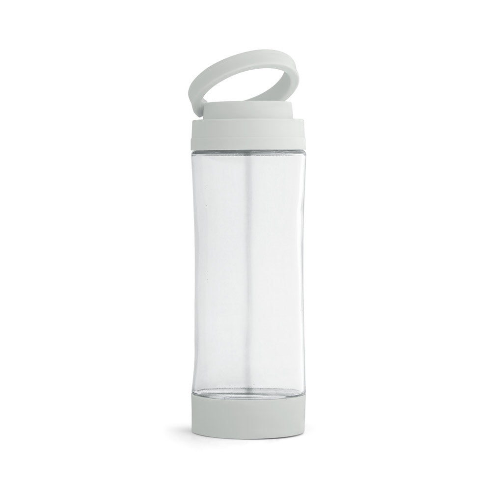 QUINTANA promotional bottle in light grey with custom logo branding