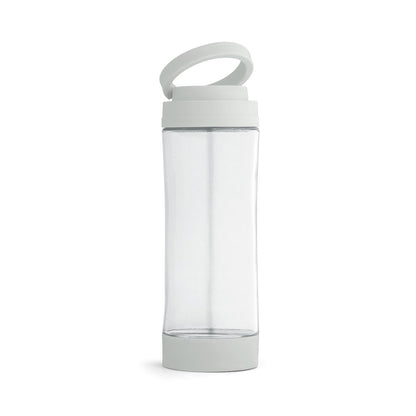 QUINTANA promotional bottle in light grey with custom logo branding