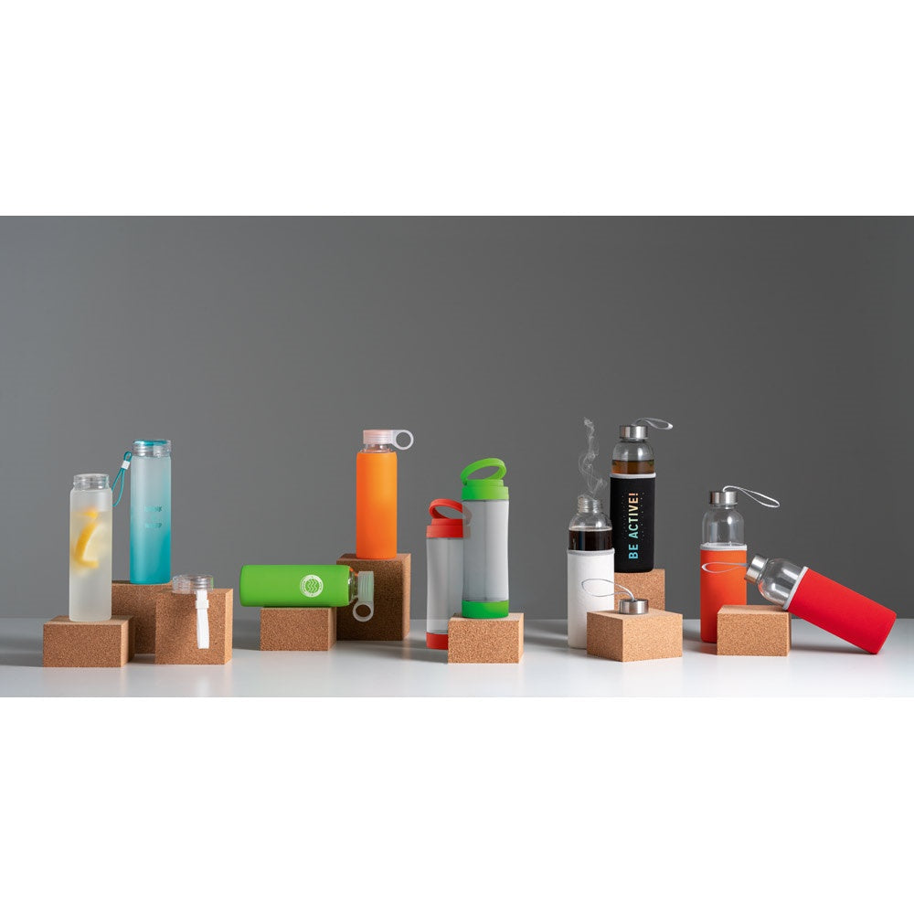 QUINTANA promotional bottle with custom logo branding