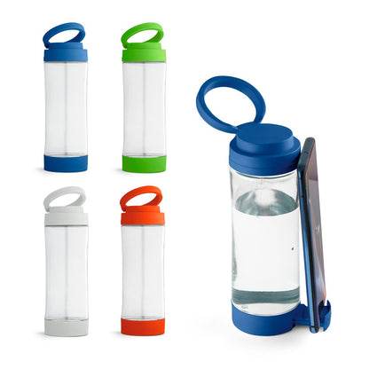 QUINTANA promotional bottle (complete set view) with custom logo branding
