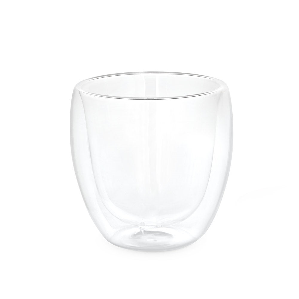 AMERICANO promotional travel cup in transparent with custom logo branding