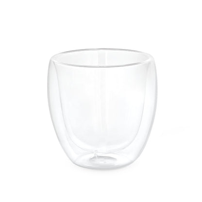 AMERICANO promotional travel cup in transparent with custom logo branding