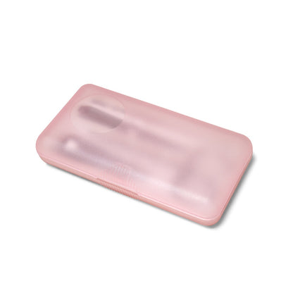 NADIA promotional cosmetic item in light pink with custom logo branding