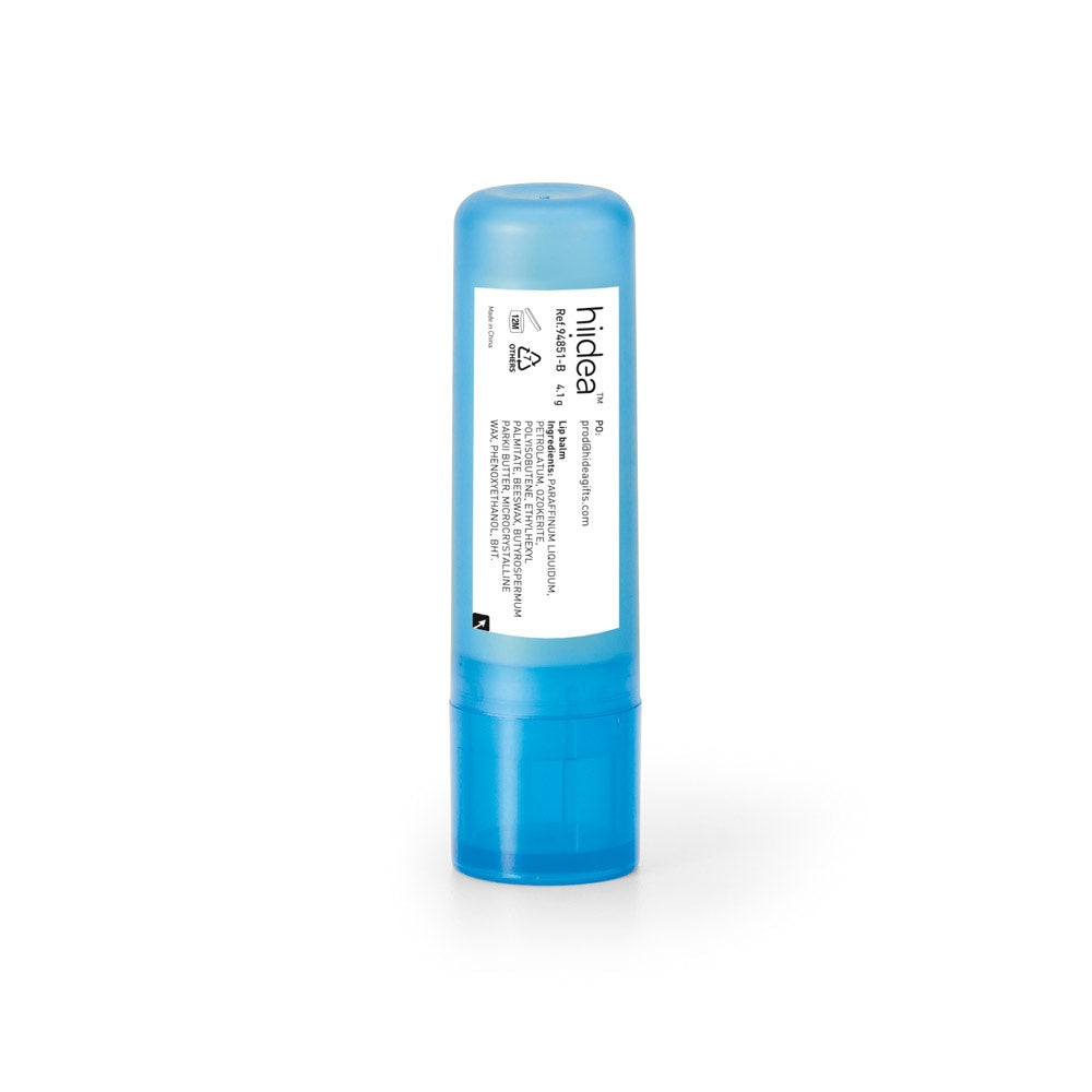 JOLIE promotional cosmetic item in blue (detail view) with custom logo branding