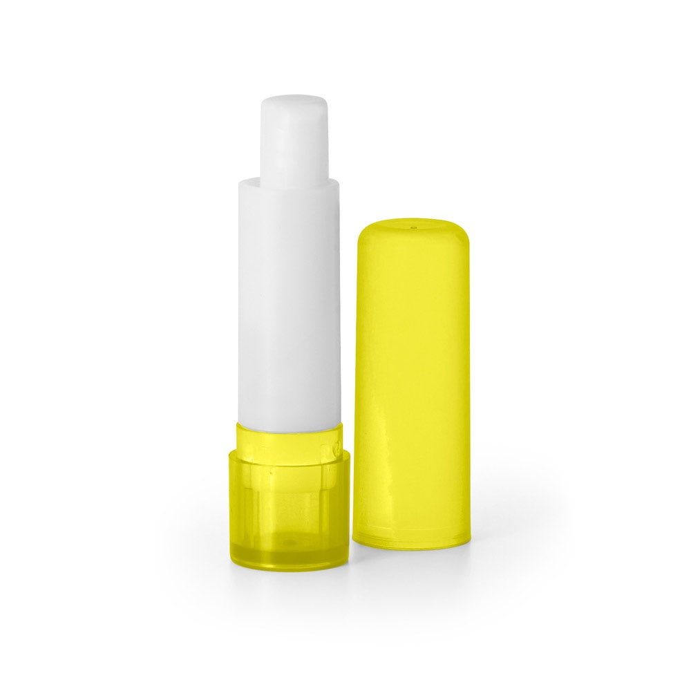 JOLIE promotional cosmetic item in yellow (detail view) with custom logo branding